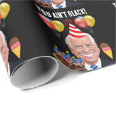 FUNNY JOE BIDEN, je bent niet zwart! Cadeaupapier (Rol Hoek)