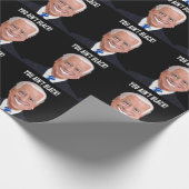 FUNNY JOE BIDEN, je bent niet zwart! VERJAARDAG Cadeaupapier (Hoek)