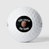 FUNNY JOE BIDEN JE WEET DE DINGEN VAN GOLF GOLFBALLEN (Voorkant)
