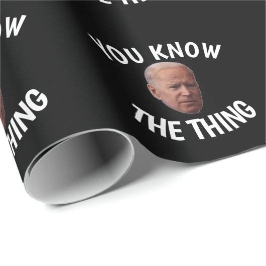 FUNNY JOE BIDEN JE WEET HET. CADEAUPAPIER (Rol Hoek)