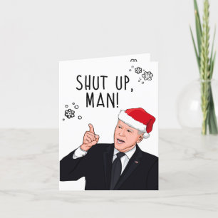 Funny Joe Biden Kerstmis: Hou je kop Man Kaart