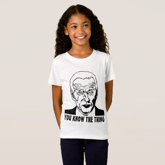 FUNNY JOE BIDEN KINDER T-SHIRTS (Voorkant volledig)