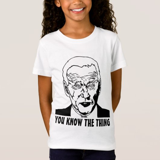 FUNNY JOE BIDEN KINDER T-SHIRTS (Voorkant)