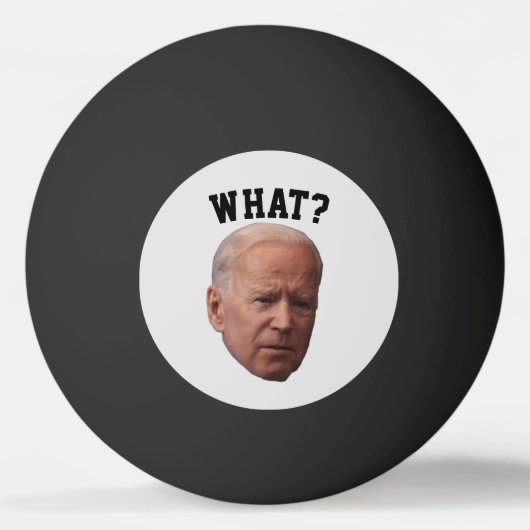 FUNNY JOE BIDEN PING PONG BALLS PINGPONGBAL (Voorkant)