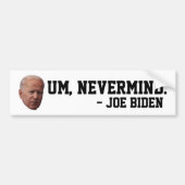 FUNNY JOE BIDEN SENILE BUMPERSTICKERS (Voorkant)