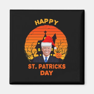 Funny Joe Biden St Patrick KerstJoe Biden Hal Magneet
