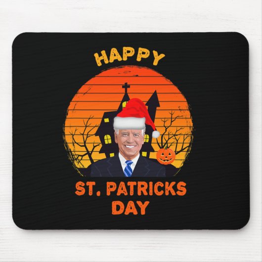 Funny Joe Biden St Patrick KerstJoe Biden Hal Muismat (Voorkant)