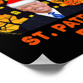 Funny Joe Biden St Patrick KerstJoe Biden Hal Poster (Hoek)