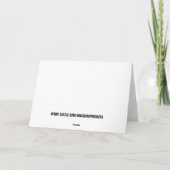 FUNNY JOE BIDEN VALENTIJNSDAG CARDS KAART (Achterkant)