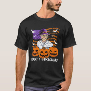 Funny Joe Biden verwarde Happy Thanksgiving Hallow T-shirt