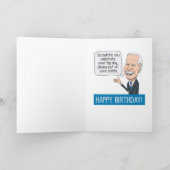 Funny Joe Biden wil terugkeren naar het fatsoen va Kaart (Binnen)