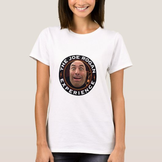Funny Joe Rogan Podcast Logo T-shirt (Voorkant)