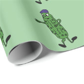 Funny Jogging Pickle Cadeaupapier (Rol Hoek)