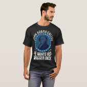 Funny John Adams Geschiedenis van het Amerikaanse T-shirt (Voorkant volledig)