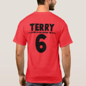 Funny John Terry T-shirt (Achterkant)