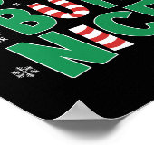 Funny Joke Christmas Humor Naughty But Nice T Shir Poster (Hoek)