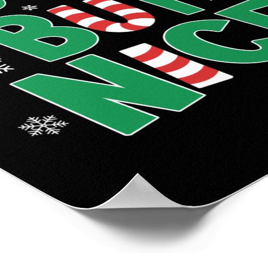 Funny Joke Christmas Humor Naughty But Nice T Shir Poster (Hoek)