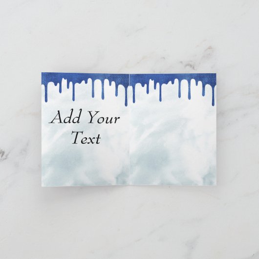 Funny Joke Merry-kerstwens Kaart (Binnen)