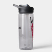 Funny Joke met Magenta Cat Cartoonish Waterfles (Rechts)