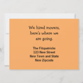 Funny Joke Plea voor Help Bewegende Aankondiging P (Achterkant)