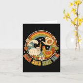 Funny Joke Quote Saying Humor Sea Ewe Hen Tea Men  Kaart (Gele Bloem)