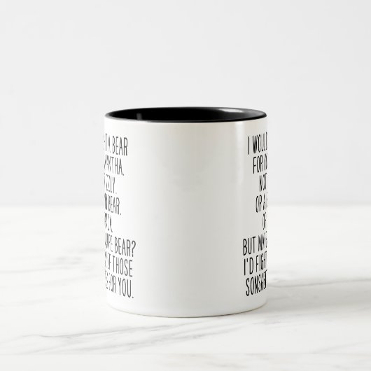 Funny Joke Sister Gezegde beste zus cadeau verjaar Tweekleurige Koffiemok (Center)