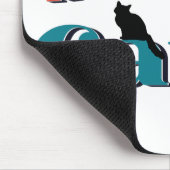 Funny Joke Typography Cat Muismat (Hoek)