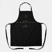 Funny Jokes over Coffee 2 Custom Apron Schort (Voorkant)