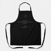 Funny Jokes over Coffee 5 Custom Apron Schort (Voorkant)