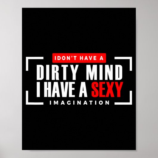 Funny Jokes Saying Men Women Novelty Apparel I Don Poster (Voorkant)