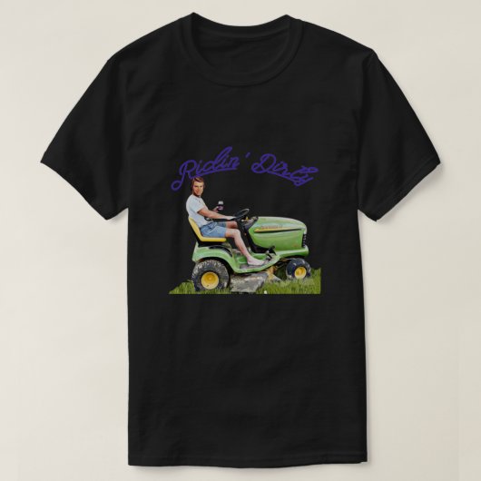 Funny Jones George bestuurt een tractor Kinder T-S T-shirt (Design voorkant)