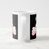 Funny Jongens Jumbo Coffee Cup Grote Koffiekop (Achterkant)