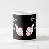 Funny Jongens Jumbo Coffee Cup Grote Koffiekop (Voorkant)