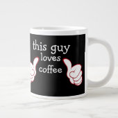 Funny Jongens Jumbo Coffee Cup Grote Koffiekop (Rechts)