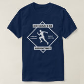Funny Josh Hawley Run Funny Josh Hawley T-shirt (Design voorkant)