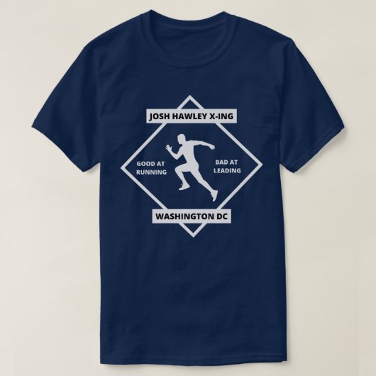 Funny Josh Hawley Run Funny Josh Hawley T-shirt (Design voorkant)