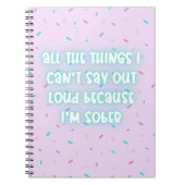 Funny Journal for Sobriety Notitieboek (Voorkant)