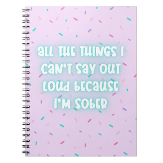Funny Journal for Sobriety Notitieboek