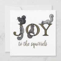 Funny Joy to the Squirrels Foto