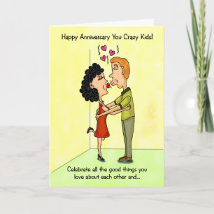 Funny Jubileum Card: Celebrate Love for them Ca Kaart