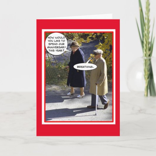 Funny Jubileum Card Kaart (Voorkant)