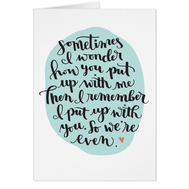 Funny Jubileum Card voor Boyvriend (Voorkant)