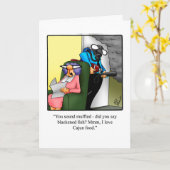 Funny Jubileum Humor Kaart voor haar (Gele Bloem)