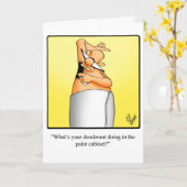 Funny Jubileum Humor Wenskaart Kaart (Gele Bloem)