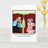 Funny Jubileum Humor Wenskaart Kaart (Gele Bloem)