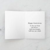 Funny Jubileum Humor Wenskaart Kaart (Binnen)