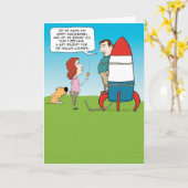 Funny Jubileum Kaart: De zekering aansteken Kaart (Gele Bloem)