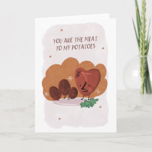 Funny Jubileum of Valantines Card, retro design Kaart