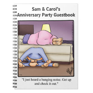 Funny Jubileum Party Gastenboek Notitieboek