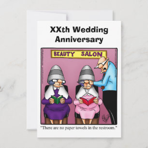 Funny Jubileum Party Invitation Kaart